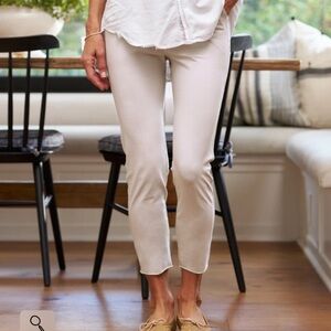 Frank & Eileen Murphy Billion Dollar Pants Cement Cotton Stretch M but seems S